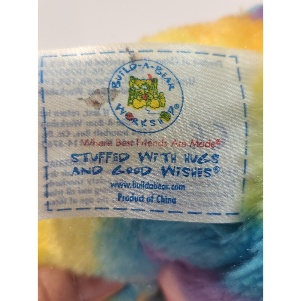 Build-A-Bear Rainbow Hugs Bear Plush (Build‎ A Bear) - Picture 5 of 6